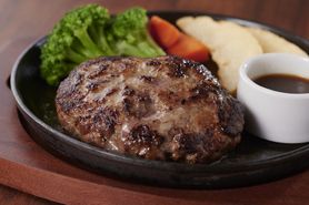 粗挽き牛肉のグリルバーグ　200ｇ