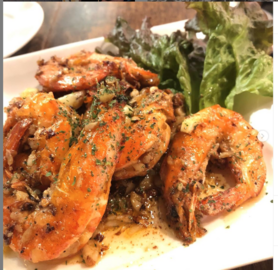 【前菜】ガーリックシュリンプ