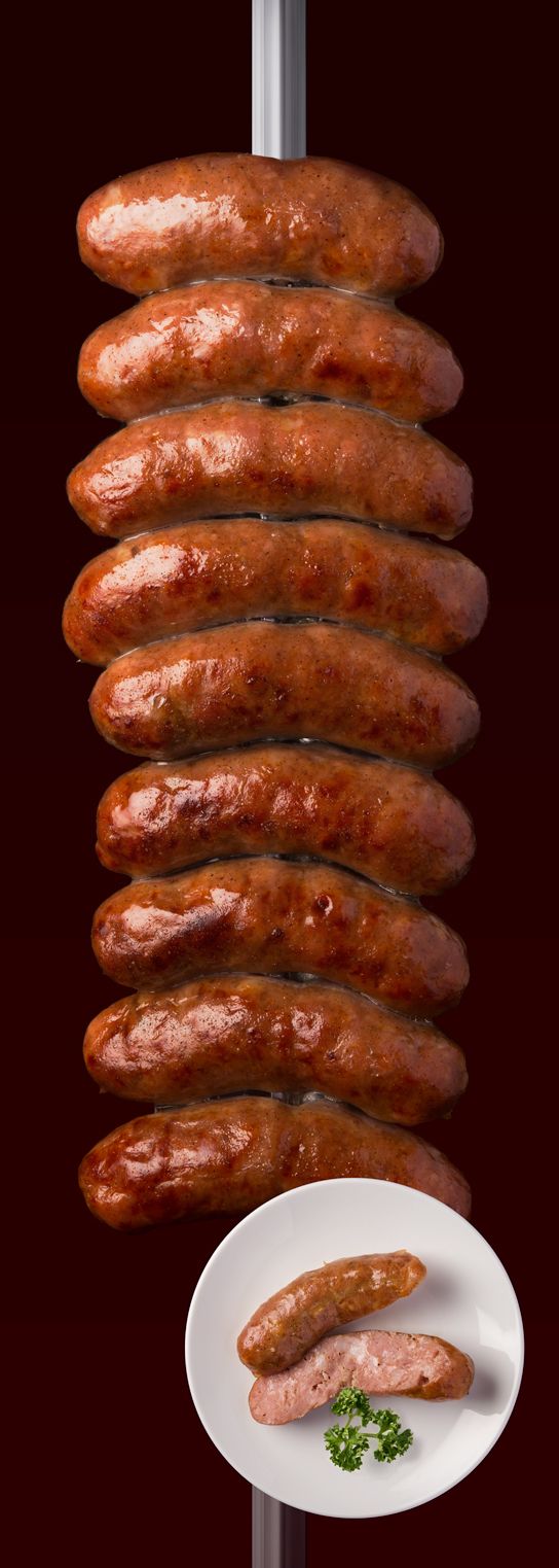 『リングイッサ』。ジューシーで独特な風味のあるブラジル風ソーセージです。