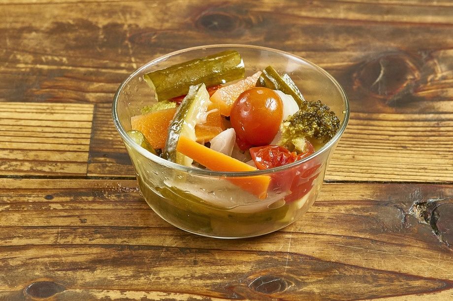 【ちょこっとおつまみ】いろどり野菜のピクルス