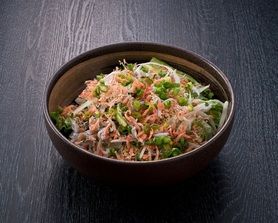 干し海老としらすのグリーンサラダ