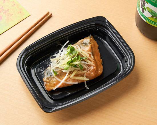 白粥と鯖の味噌煮