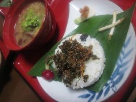 コース料理のごはん膳