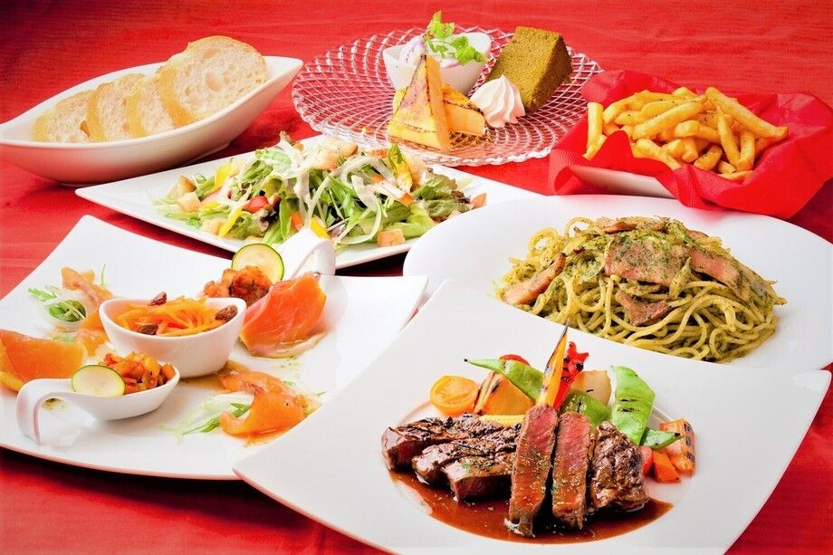 ★[ディナーコース①]2名様～記念日におススメ！牛フィレ肉ステーキ赤ワインソースとチーズラクレットのシェアコース[お祝い対応]