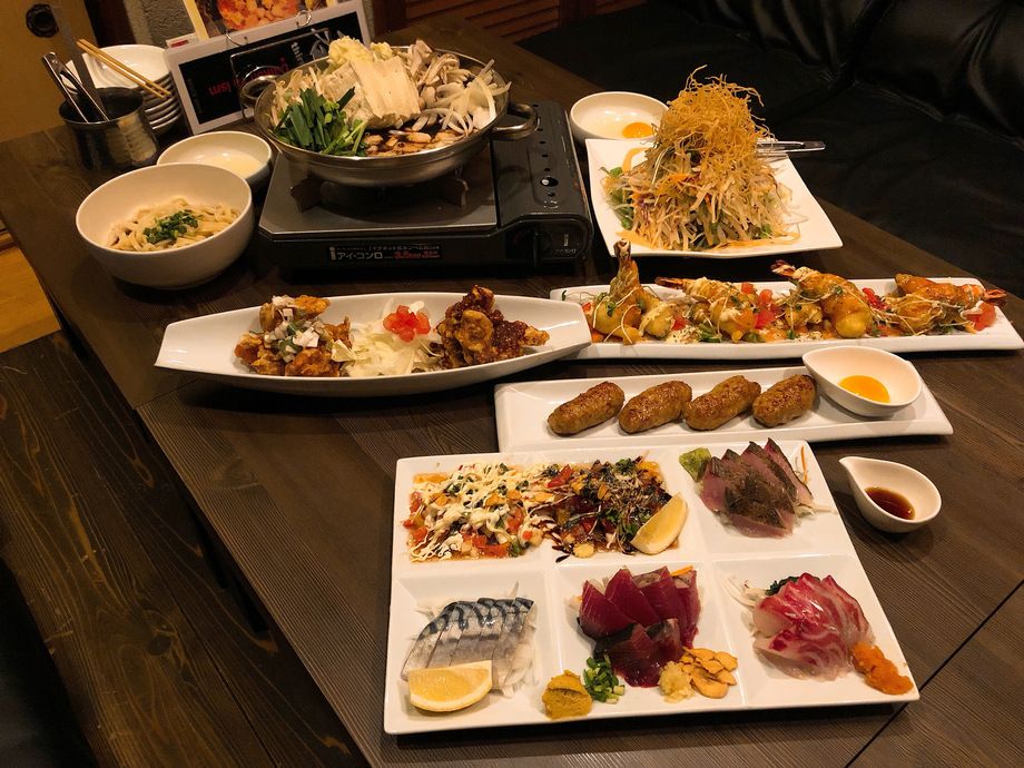 大・大・大満足！元気を喰らう2h飲み放題コース（男性：4,480円 女性3,980円）