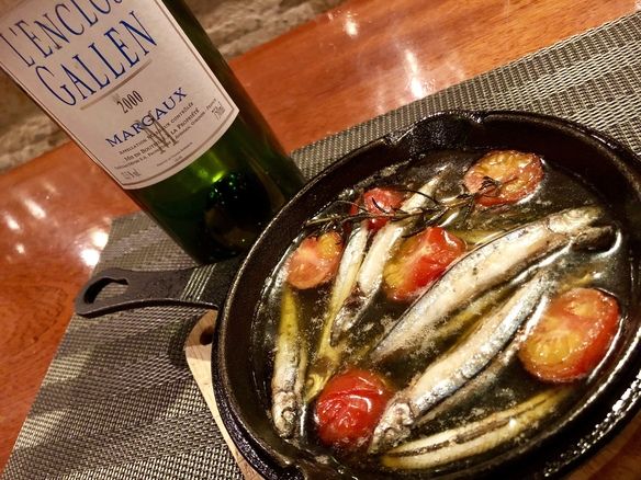 きびなごのアヒージョ