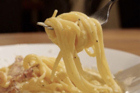 【パスタ】たっぷりチーズのカルボナーラ