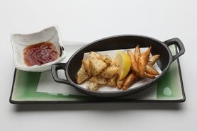 【揚げ物】ワカサギと長芋のフィッシュ＆チップス