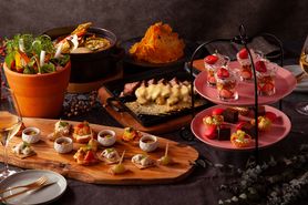 12F店内【忘・新年会パーティー！赤海老と貝のガンガン焼きともち豚のグリルのWメインプラン】9品　お一人様4500円　※飲み放題込み6500円