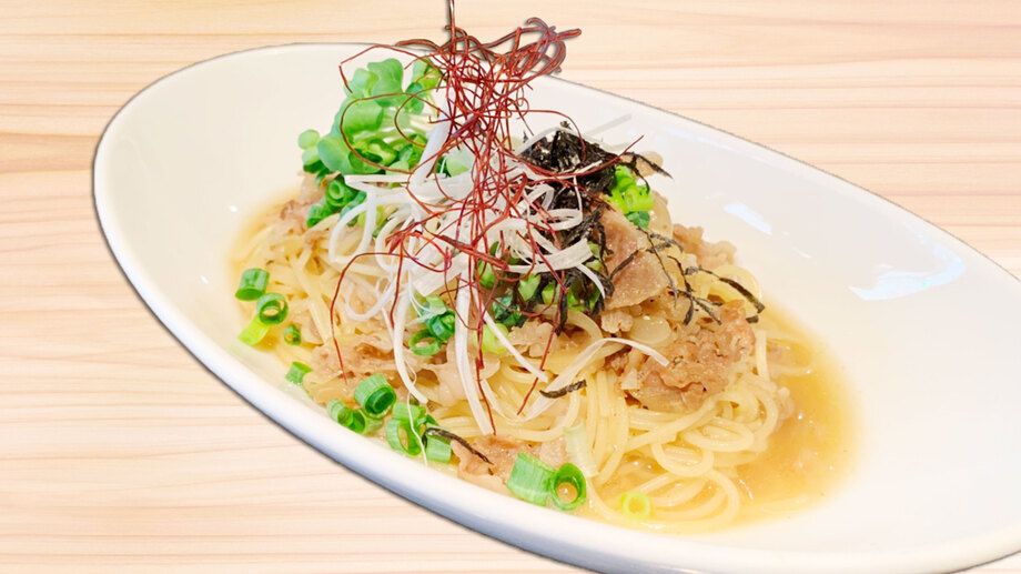 和風牛肉パスタ