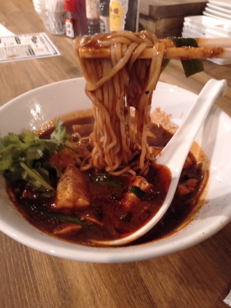 麻婆麺と焼売セット