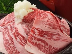 暮れ六つ風　佐賀牛みぞれすき焼きコース　5000円→4000円　全6品※+1500円で飲み放題付きに！