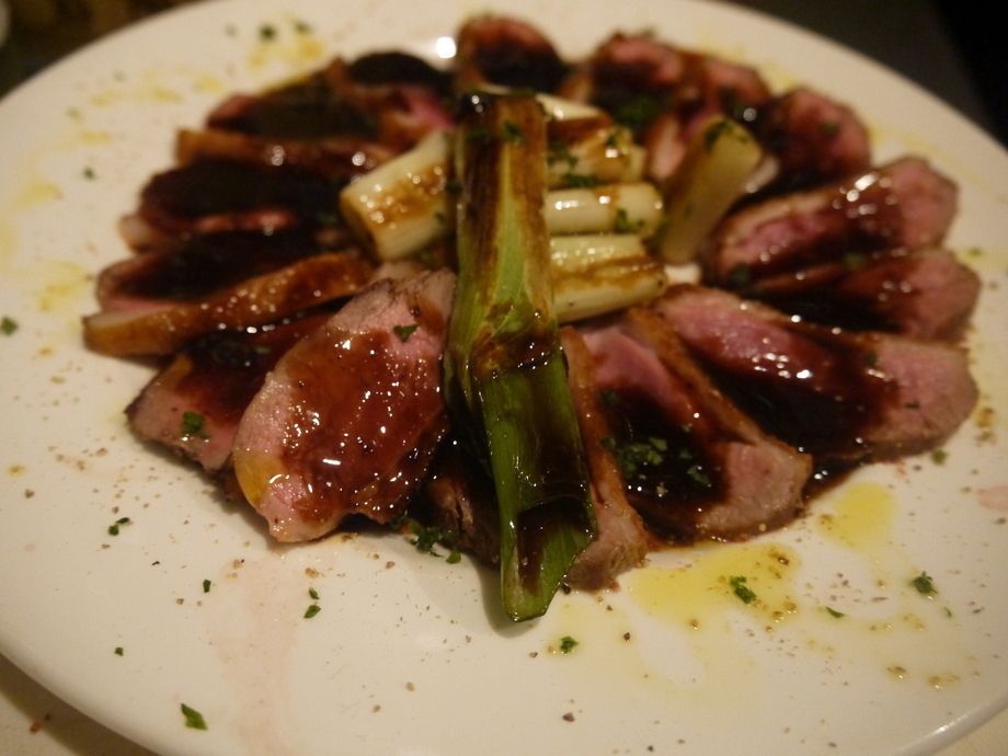 鴨と長葱のロースト