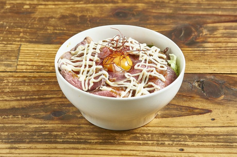 【お食事】ミニローストビーフ丼