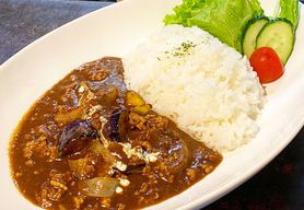 茄子と挽肉のカレー