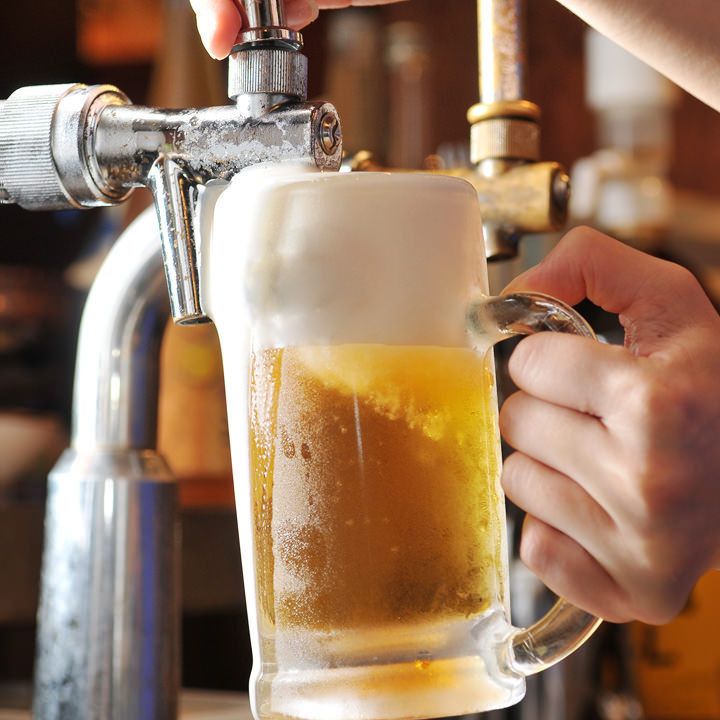 生ビール（400円）