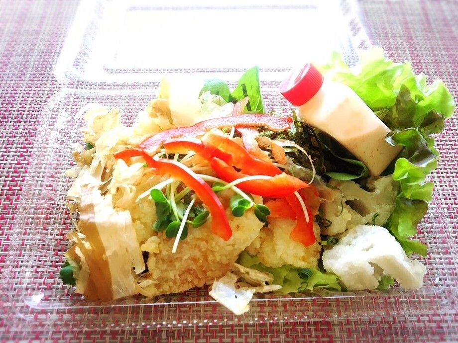 ④かれいのから揚げ　明太子クリーム（1000）