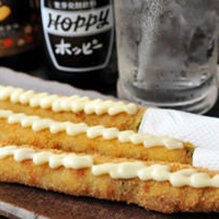 ジャンボアスパラ豚肉巻き（350円）