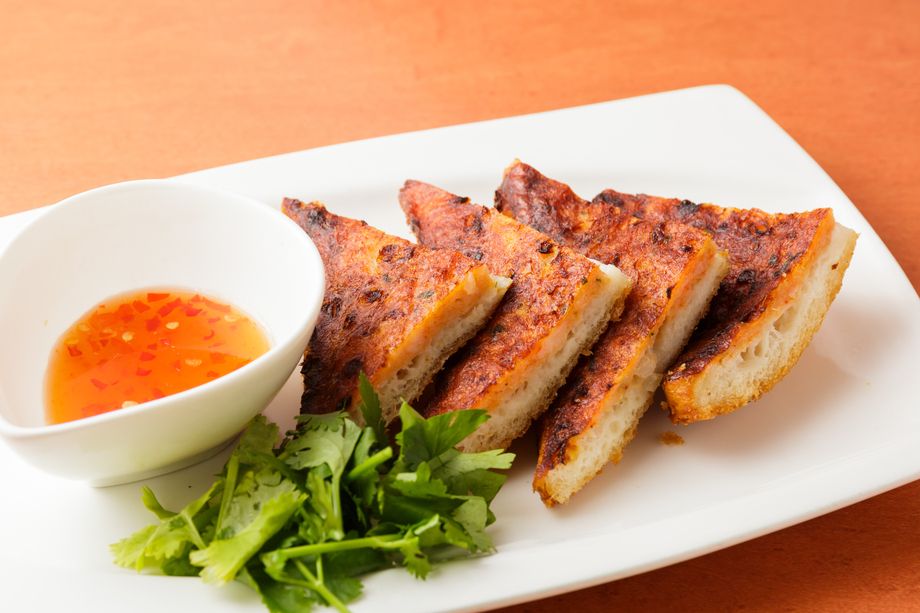 海老トースト Bánh mỳ nướng tôm