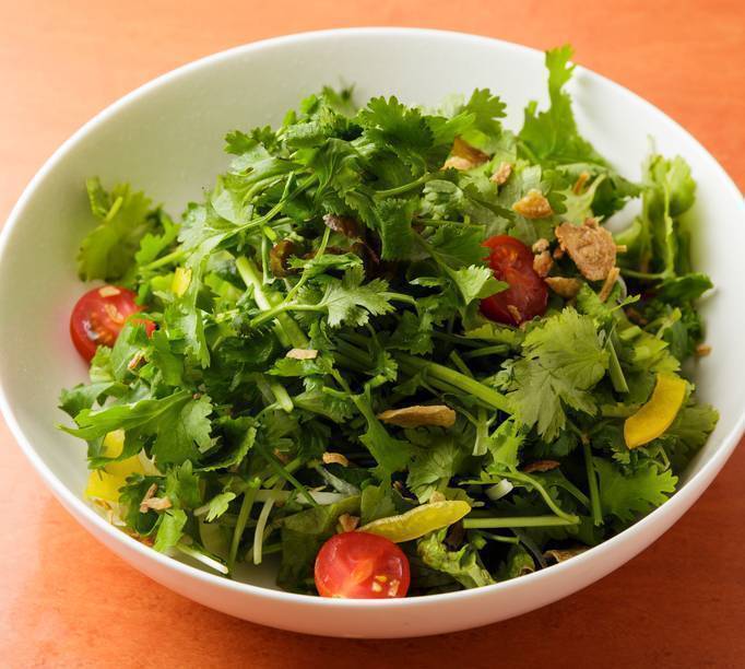 無農薬パクチーグリーンサラダ Salad rau mùi 