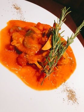 Re:make!!チキンのトマト煮込み ▷ トマトパスタ/トマトリゾット