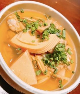 Re:make!!筍と浅蜊と帆立貝柱煮▷ 炊き込みご飯