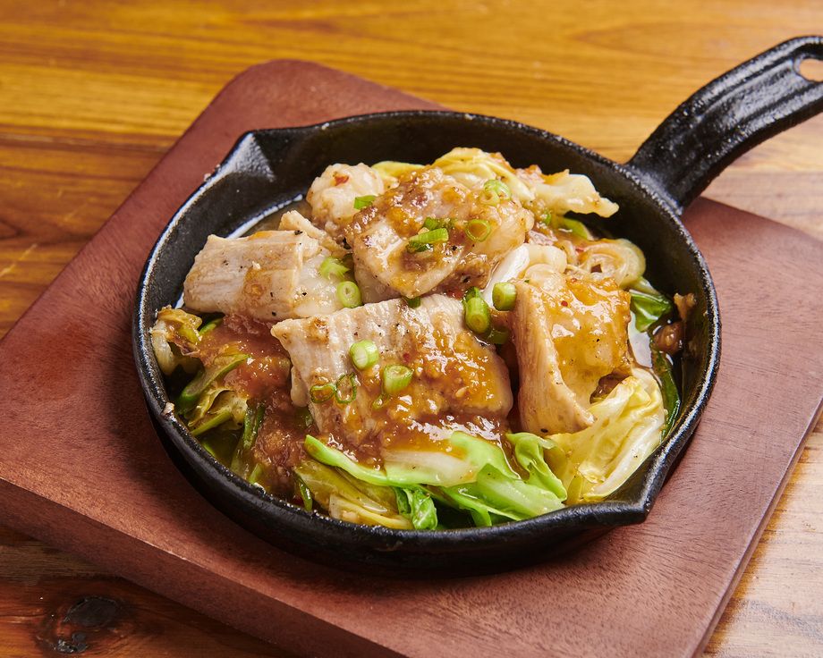 味噌ホルモン鉄板焼