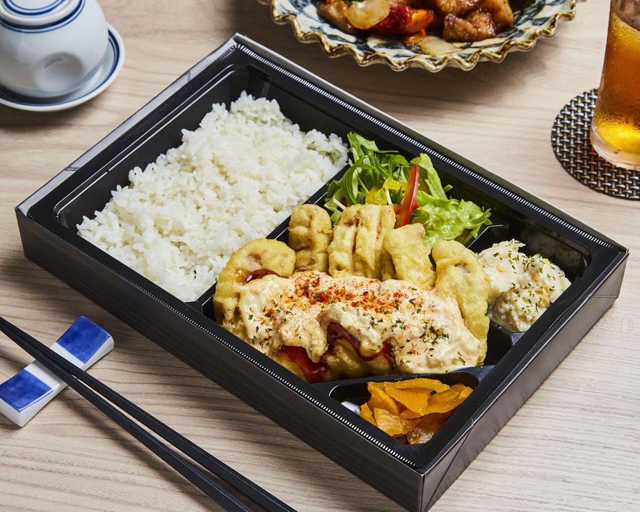 芳寿豚のロース南蛮弁当