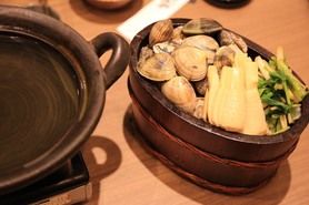 アサリのしゃぶしゃぶ