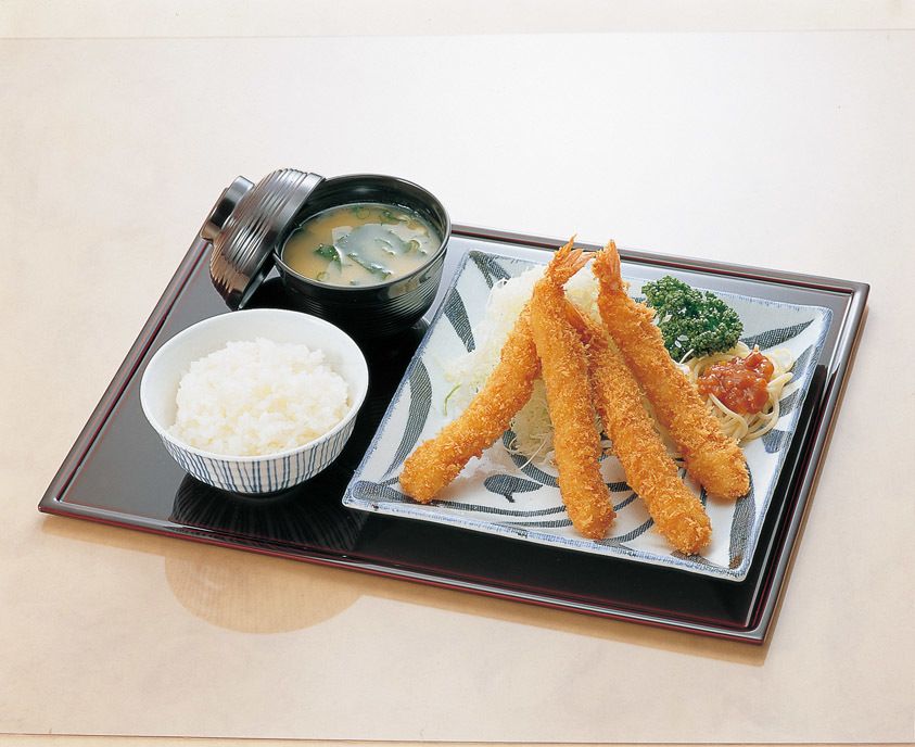エビフライ定食（１700円）