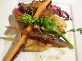 真カジキのリコット～茄子のポルペッタとともに～