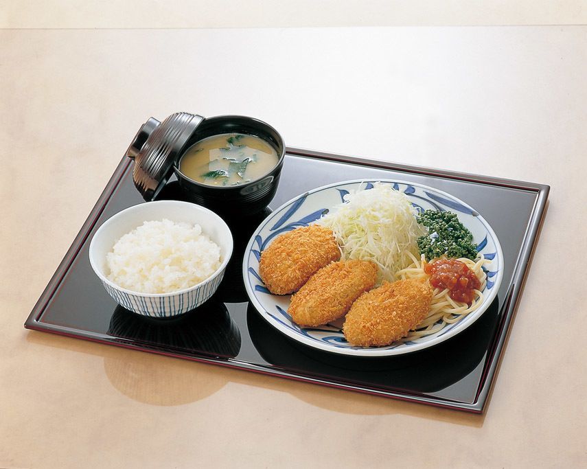 コロッケ定食（1180円）