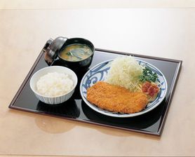 ミンチカツ定食