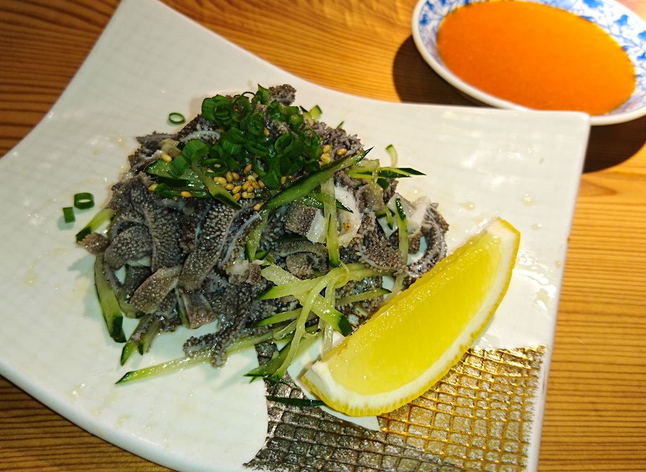 せんまい刺し～国産牛使用～（800円（税抜））