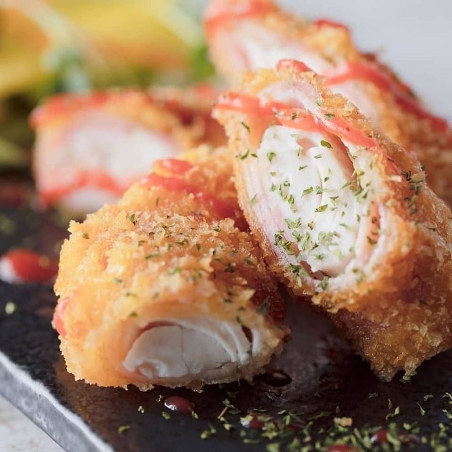 芳寿豚のミルフィーユカツ定食