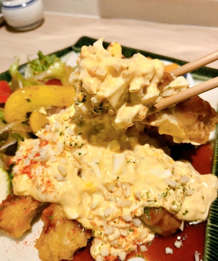 芳寿豚のロース南蛮定食