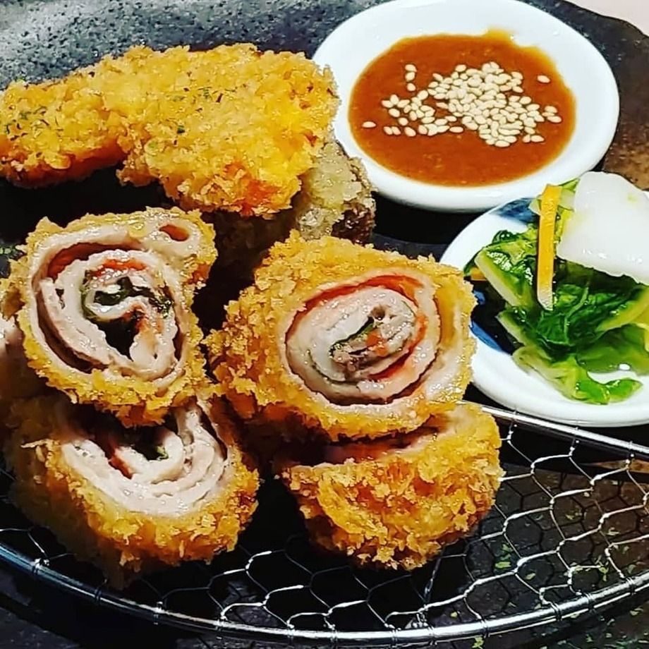 芳寿豚の梅しそミルフィーユカツ