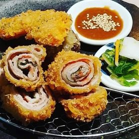 芳寿豚の梅しそミルフィーユカツ