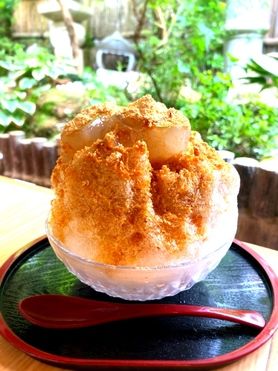 自家製わらび餅氷