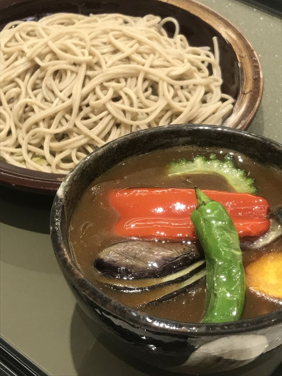 夏野菜のカレーせいろ