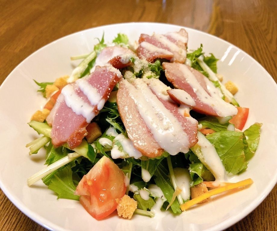 鴨スモークシーザーサラダ