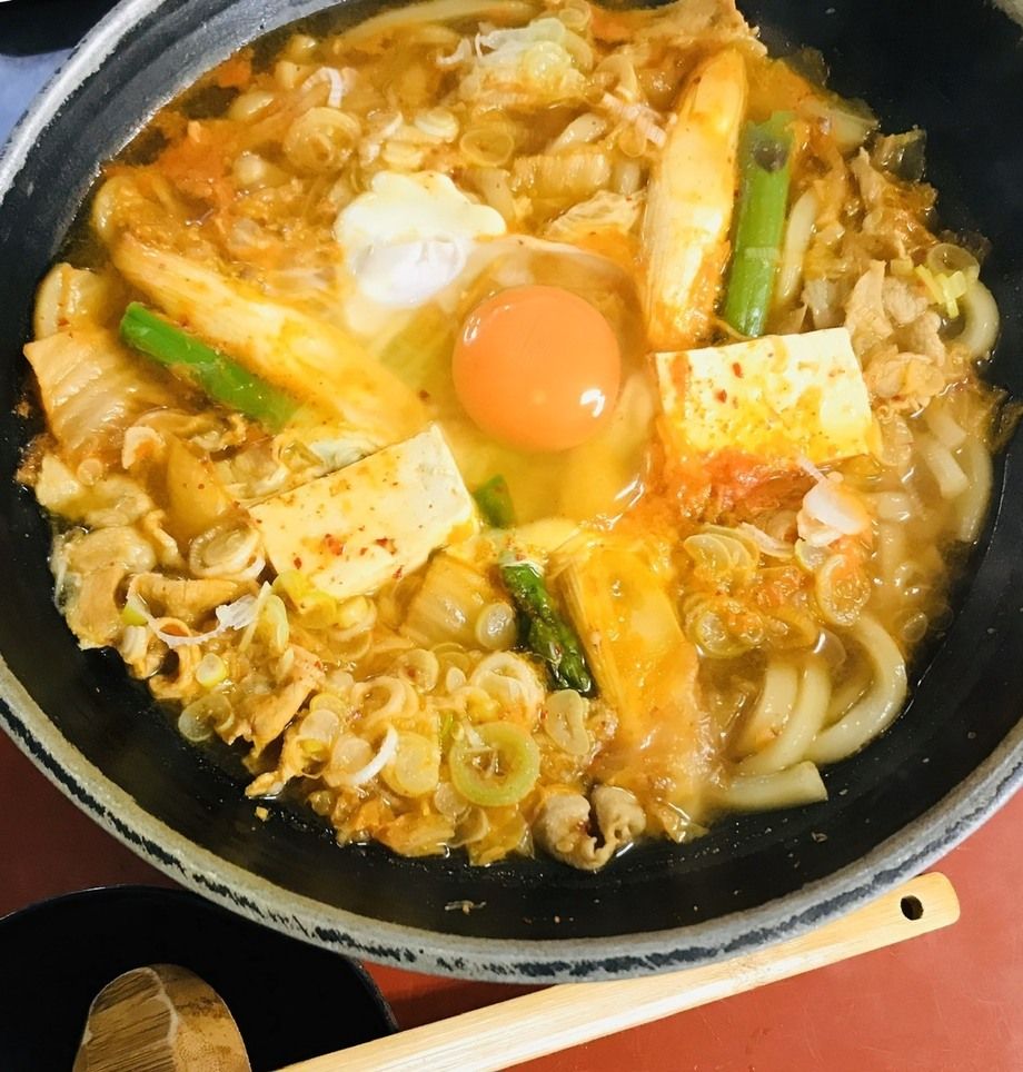 キムチ鍋うどん（1550（税込1705)）