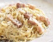 ベーコンのカルボナーラ