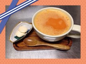 オレンジ＆人参のホットスムージー