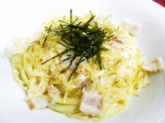 和風カルボナーラ