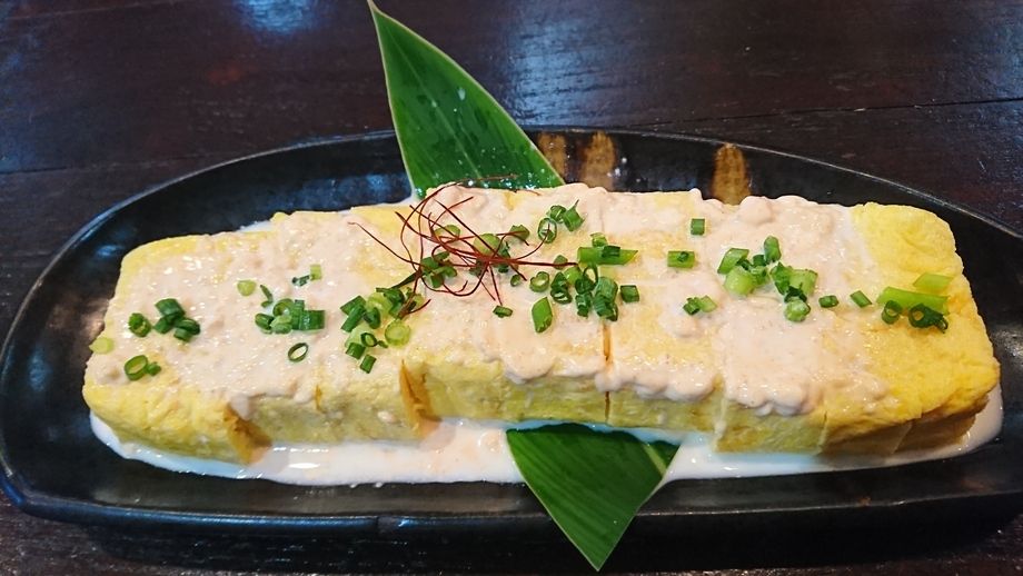 だし巻きたまご明太ソース