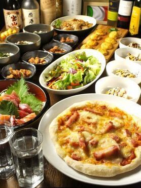 居酒屋コース　８品　飲み放題付　