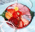 三陸丼（単品税抜　１４００円　（セット税抜　１５００円））