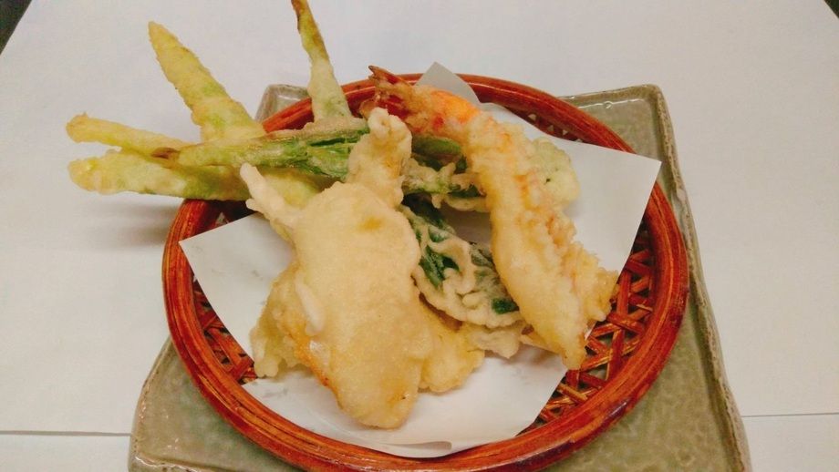 旬の野菜の天ぷら