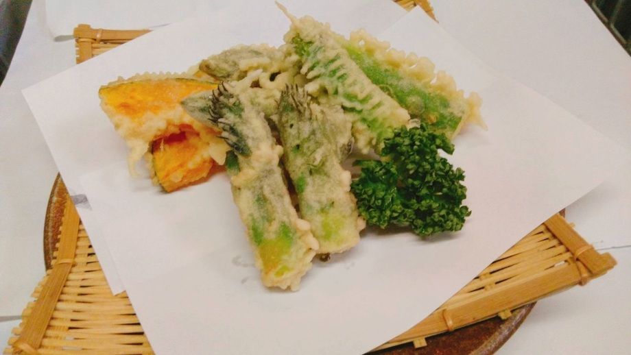 旬の野菜の天ぷら